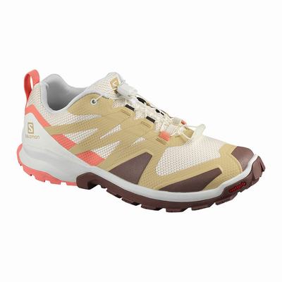 Salomon XA ROGG W - Naisten Polkujuoksukengät - Beige/Khaki